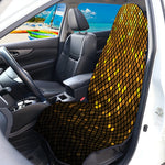 Gold Disco Lights Pattern Print Waterproof Car Seat Cover