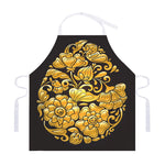 Gold Easter Egg Print Adjustable Apron