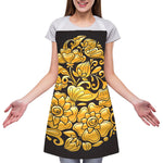 Gold Easter Egg Print Adjustable Apron