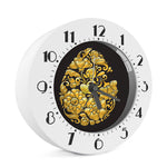Gold Easter Egg Print Alarm Clock
