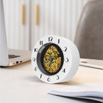 Gold Easter Egg Print Alarm Clock