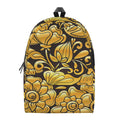 Gold Easter Egg Print School Backpack
