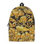 Gold Easter Egg Print Backpack
