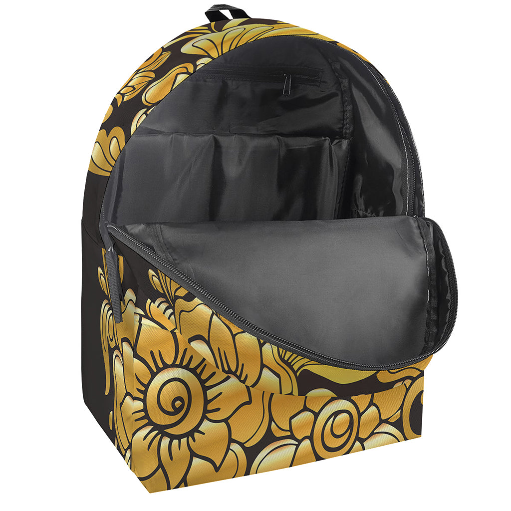 Gold Easter Egg Print Backpack