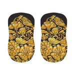 Gold Easter Egg Print Bar Stool Covers