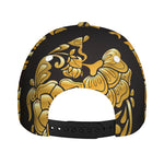 Gold Easter Egg Print Baseball Cap