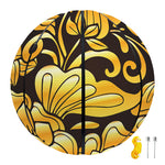Gold Easter Egg Print Basketball