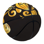 Gold Easter Egg Print Basketball