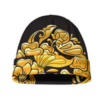 Gold Easter Egg Print Beanie