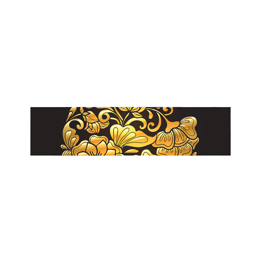 Gold Easter Egg Print Bed Runner