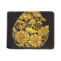 Gold Easter Egg Print Bifold Wallet