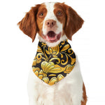 Gold Easter Egg Print Dog Bandana
