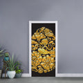 Gold Easter Egg Print Door Sticker