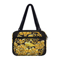 Gold Easter Egg Print Double Strap Bible Bag