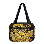 Gold Easter Egg Print Double Strap Bible Bag