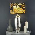 Gold Easter Egg Print Drum Lamp Shade