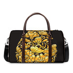 Gold Easter Egg Print Duffle Bag