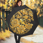 Gold Easter Egg Print Foldable Umbrella