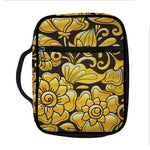 Gold Easter Egg Print Front Pocket Bible Bag