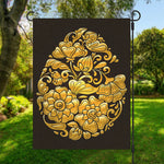 Gold Easter Egg Print Garden Flag