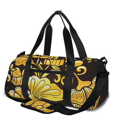 Gold Easter Egg Print Gym Bag