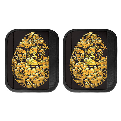Gold Easter Egg Print Handle Covers