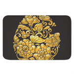 Gold Easter Egg Print Indoor Door Mat