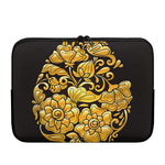 Gold Easter Egg Print Laptop Sleeve
