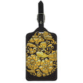 Gold Easter Egg Print Luggage Tag