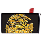 Gold Easter Egg Print Mailbox Cover