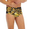 Gold Easter Egg Print Men's Briefs