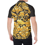 Gold Easter Egg Print Men's Shirt