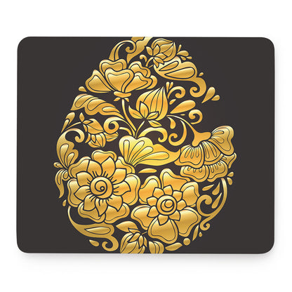 Gold Easter Egg Print Mouse Pad