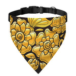 Gold Easter Egg Print Over The Collar Dog Bandana