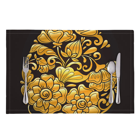Gold Easter Egg Print Placemat