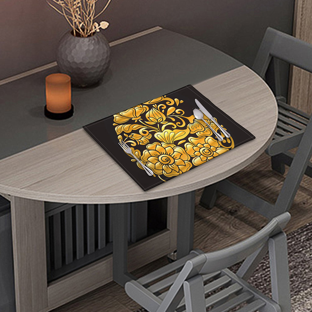 Gold Easter Egg Print Placemat