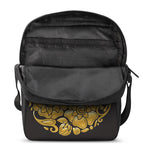 Gold Easter Egg Print Rectangular Crossbody Bag
