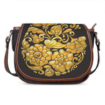 Gold Easter Egg Print Saddle Bag