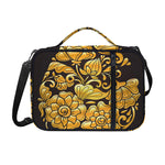 Gold Easter Egg Print Shoulder Strap Bible Bag