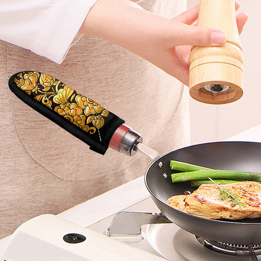 Gold Easter Egg Print Skillet Handle Cover
