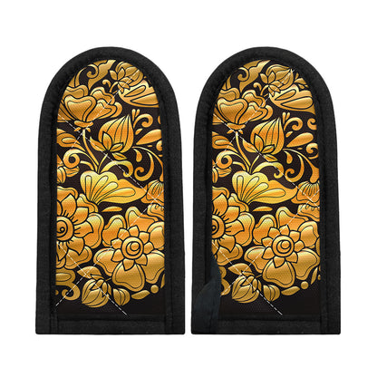 Gold Easter Egg Print Skillet Handle Cover