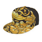 Gold Easter Egg Print Snapback Cap