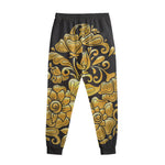 Gold Easter Egg Print Sweatpants