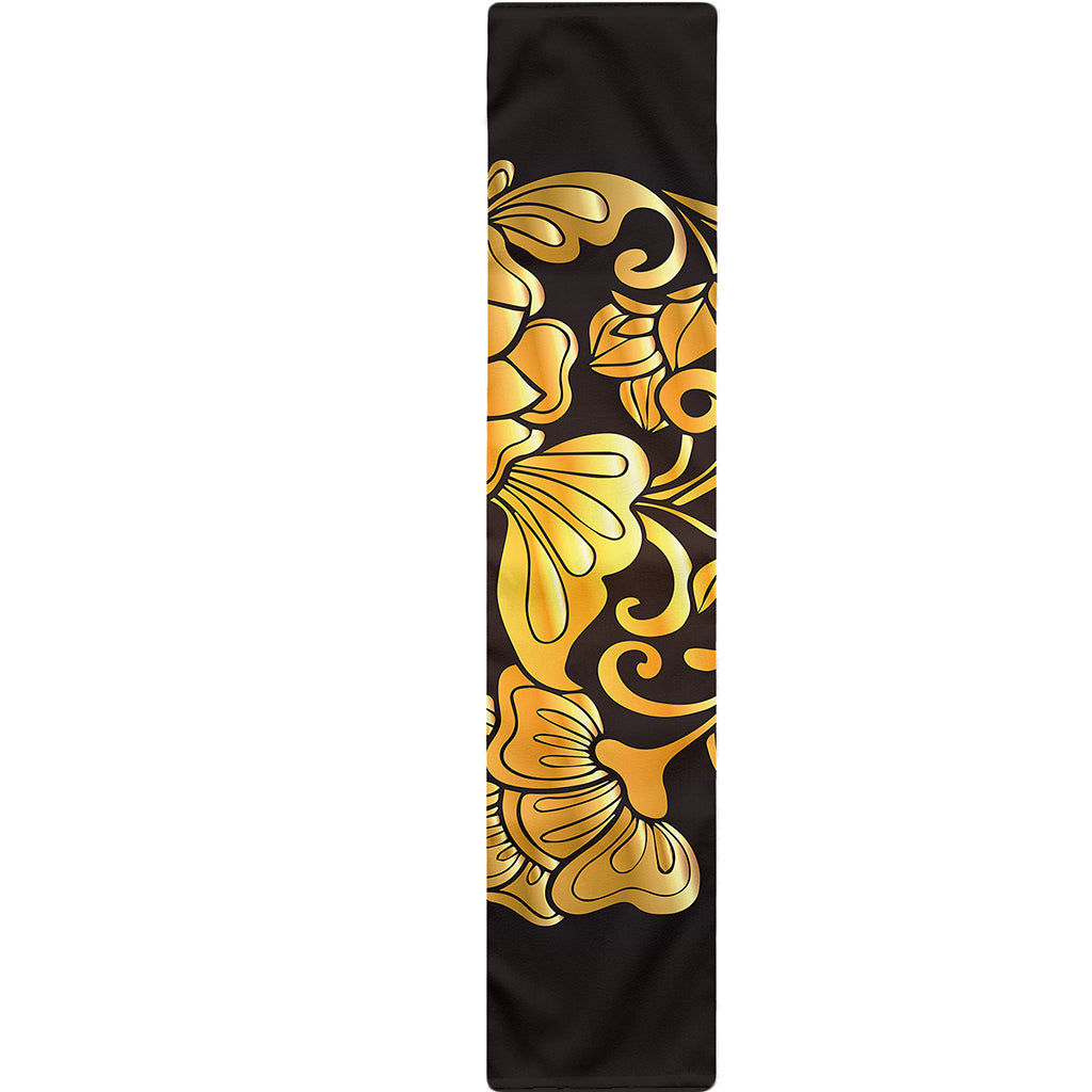 Gold Easter Egg Print Table Runner