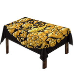 Gold Easter Egg Print Tablecloth