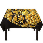 Gold Easter Egg Print Tablecloth