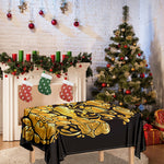 Gold Easter Egg Print Tablecloth