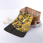 Gold Easter Egg Print Towel