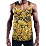 Gold Easter Egg Print Training Tank Top