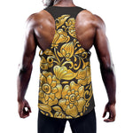 Gold Easter Egg Print Training Tank Top
